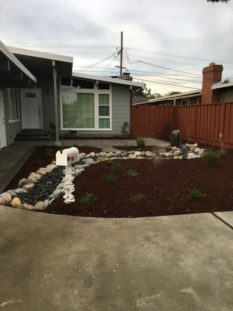 Custom landscape installation in Half Moon Bay, CA by Scapes