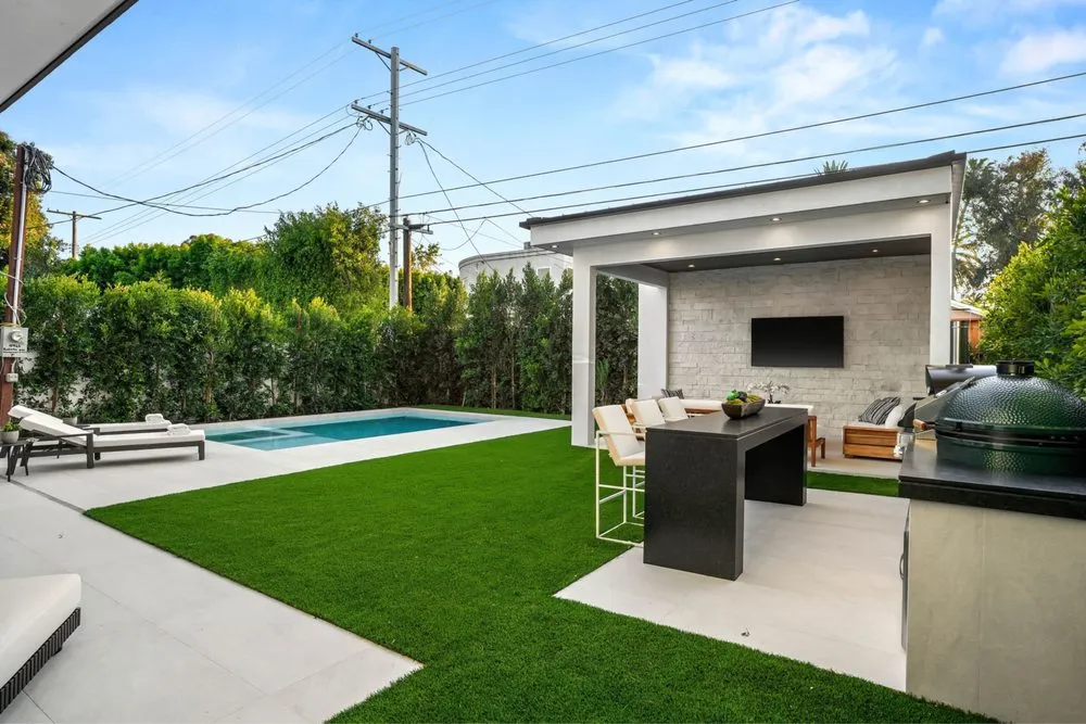 Custom garden landscaping with custom design across North Hollywood, CA - Scapes La