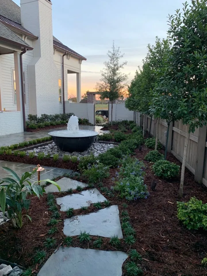 Affordable landscape installation in Lafayette, LA by Scapes