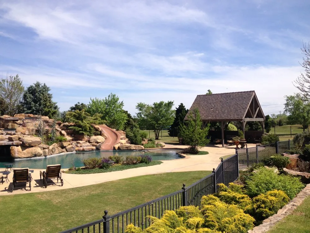 Local lawn care service with custom design in Mustang, OK by Scapes