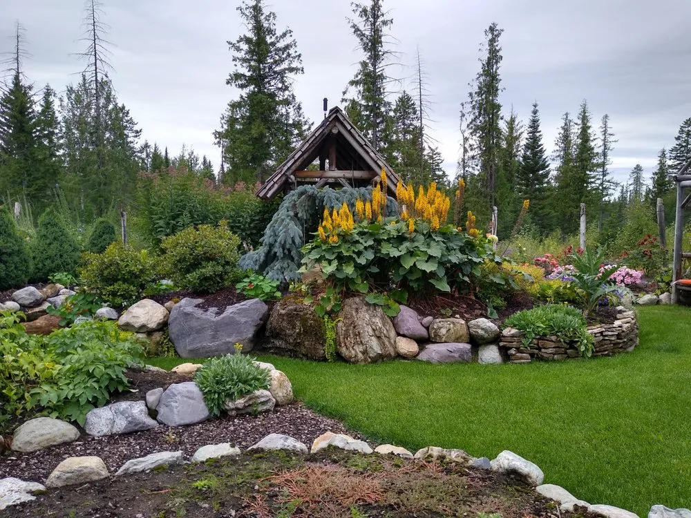 Top-rated garden landscaping for homes in Whitefish, MT by Scapes