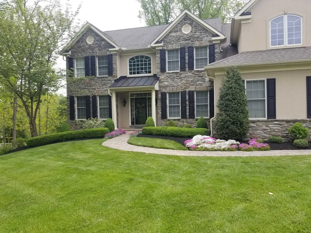 Custom landscaping services for residential properties in Glen Mills, PA by ScapeWorx Landscape Design & Maintenance