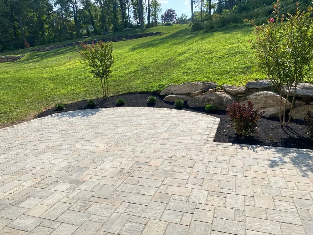 Professional landscape design with custom design in Glen Mills, PA by ScapeWorx Landscape Design & Maintenance