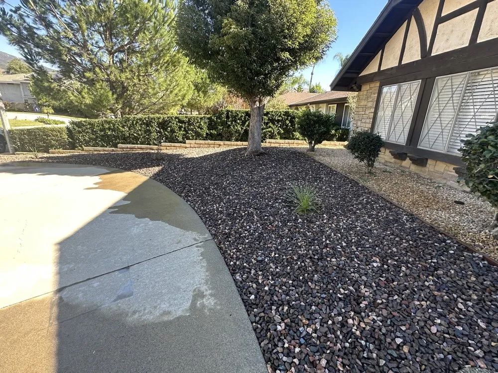Custom outdoor landscaping for year-round maintenance in Rancho Cucamonga, CA by Scarlett’s Landscape Management