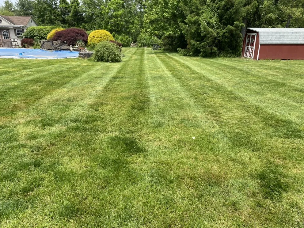 Custom outdoor landscaping for homes in Warminster, PA by Scarlett’s Lawn Care