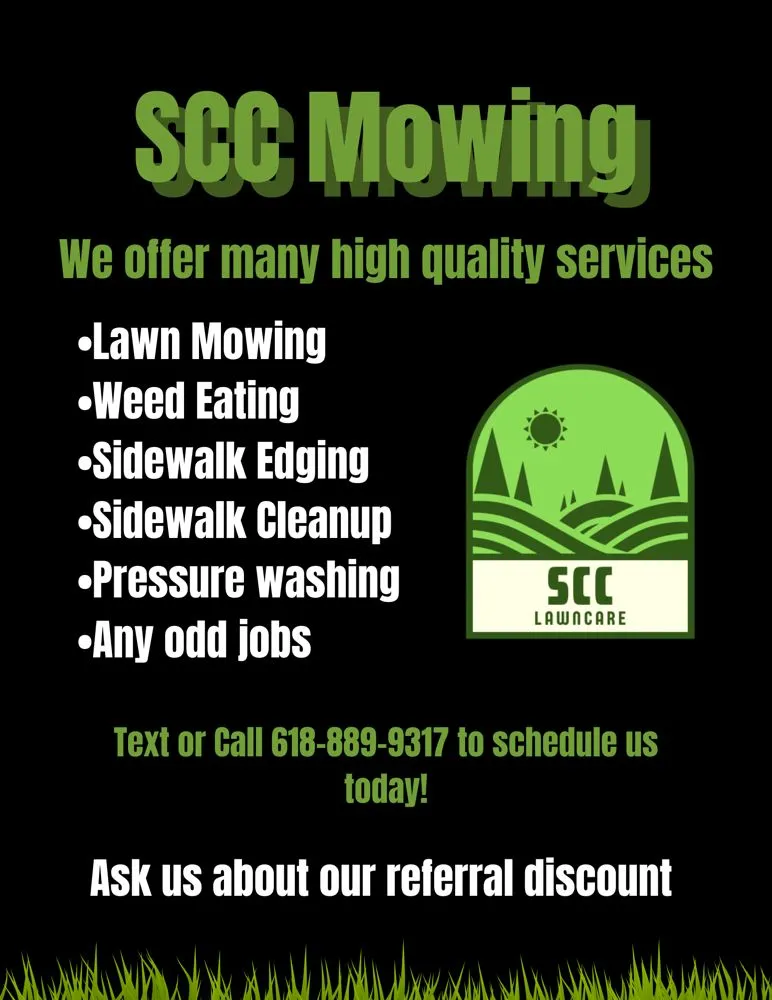 Expert garden landscaping with custom design in Herrin, IL by SCC Lawn Care