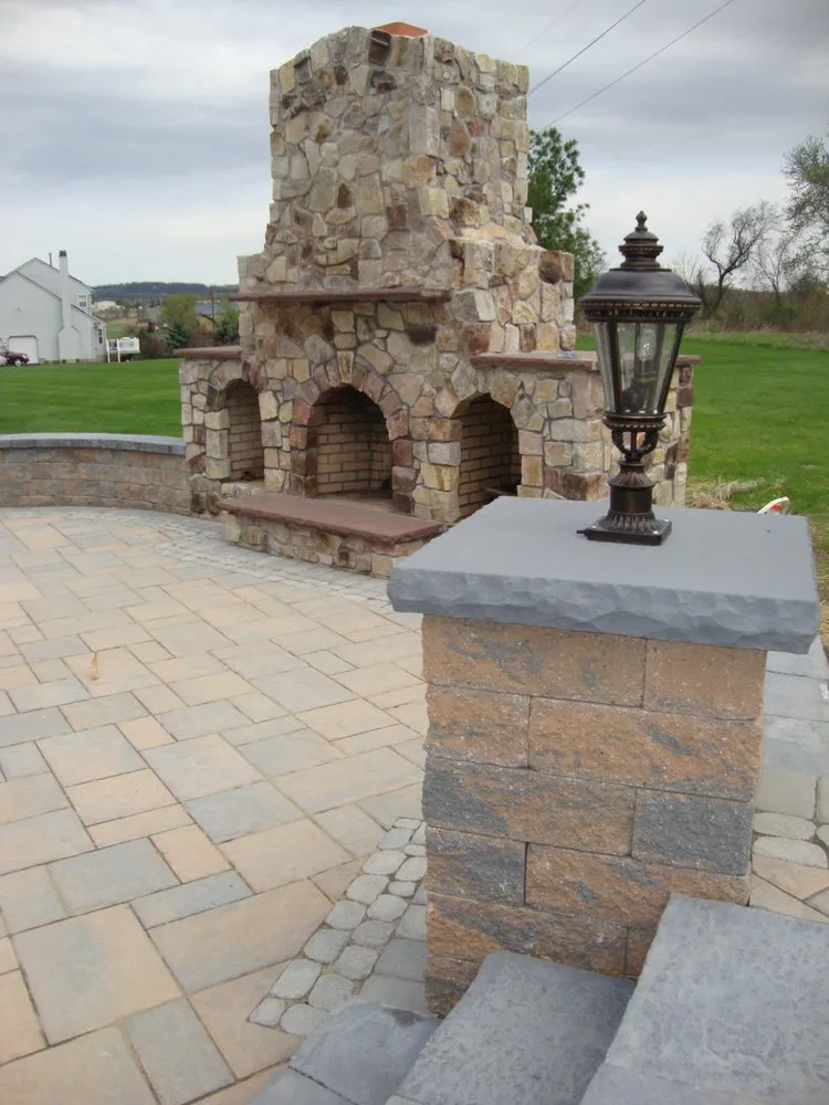 Custom landscape installation in Stockton, NJ by Scenic Concepts Landscaping