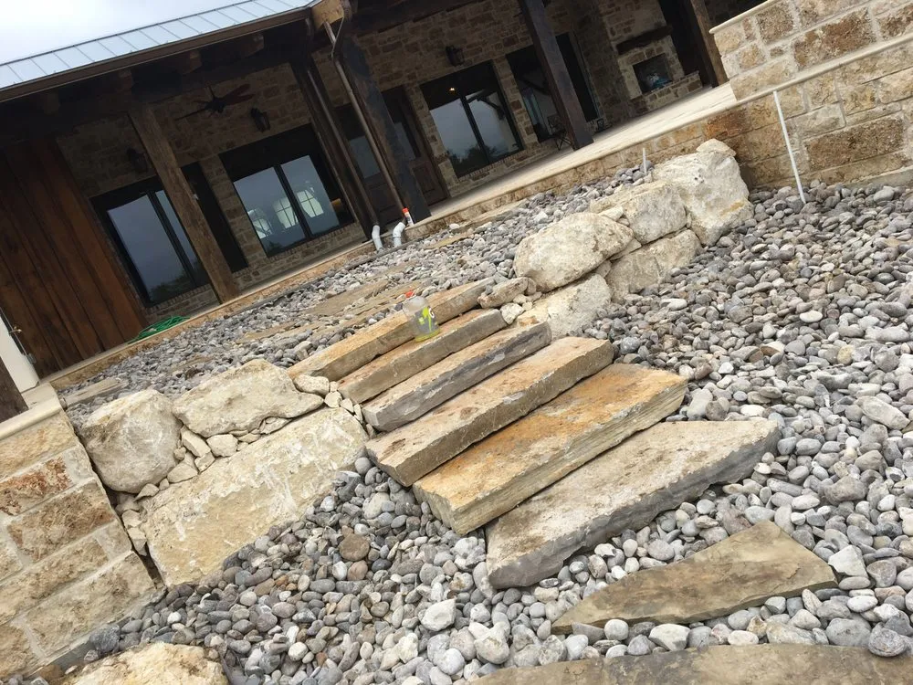 Custom landscape design in New Braunfels, TX - Scenic Designs