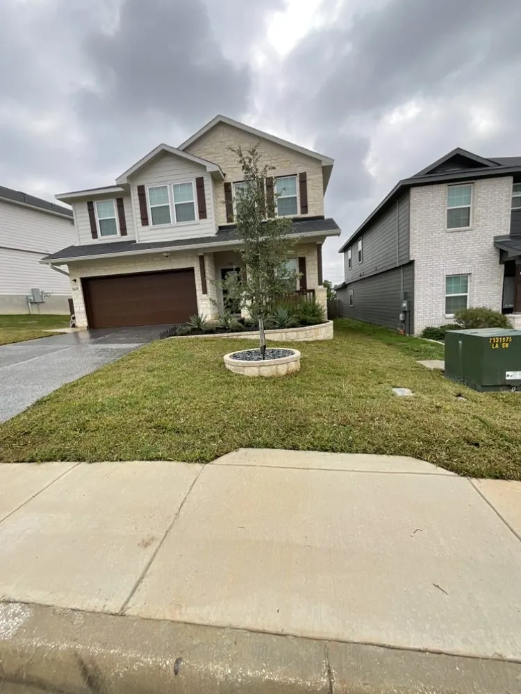 Professional landscape installation in Boerne, TX - Scenic Green Landscaping