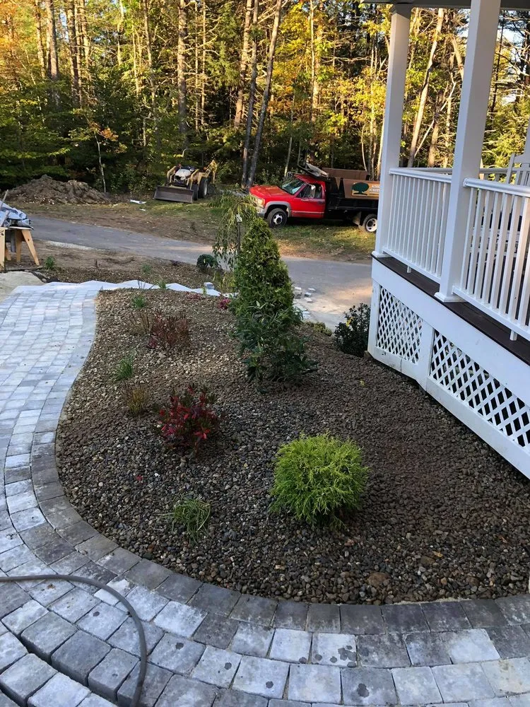 Custom outdoor landscaping for residential properties across Raymond, NH - Scenic Nursery & Landscaping