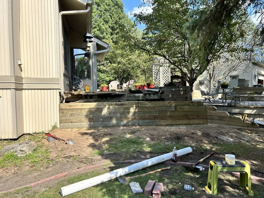 Custom garden landscaping in Oak Grove, MN by Scenic Shine Services