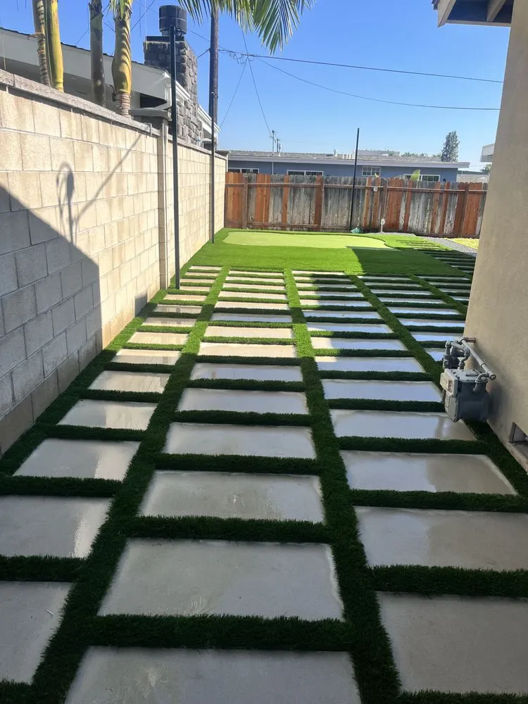 Custom landscape installation in Glendora, CA by Scenic View Landscape