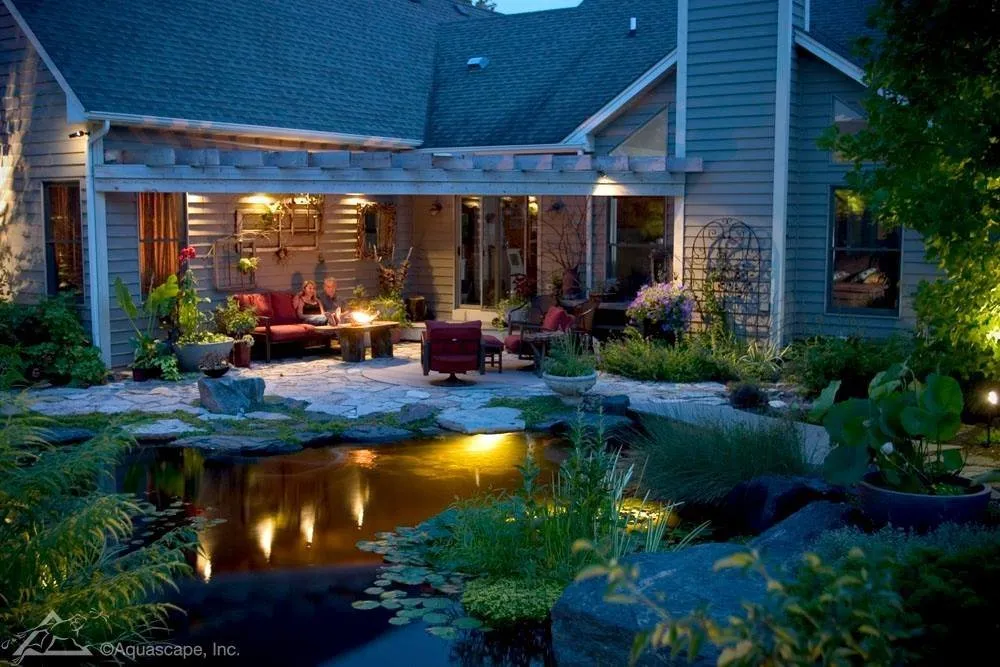 Trusted yard maintenance with custom design across Springfield, IL - Scenic Water Gardens