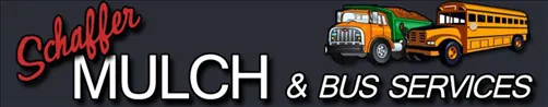 Schaffer Mulch And Bus Service Logo