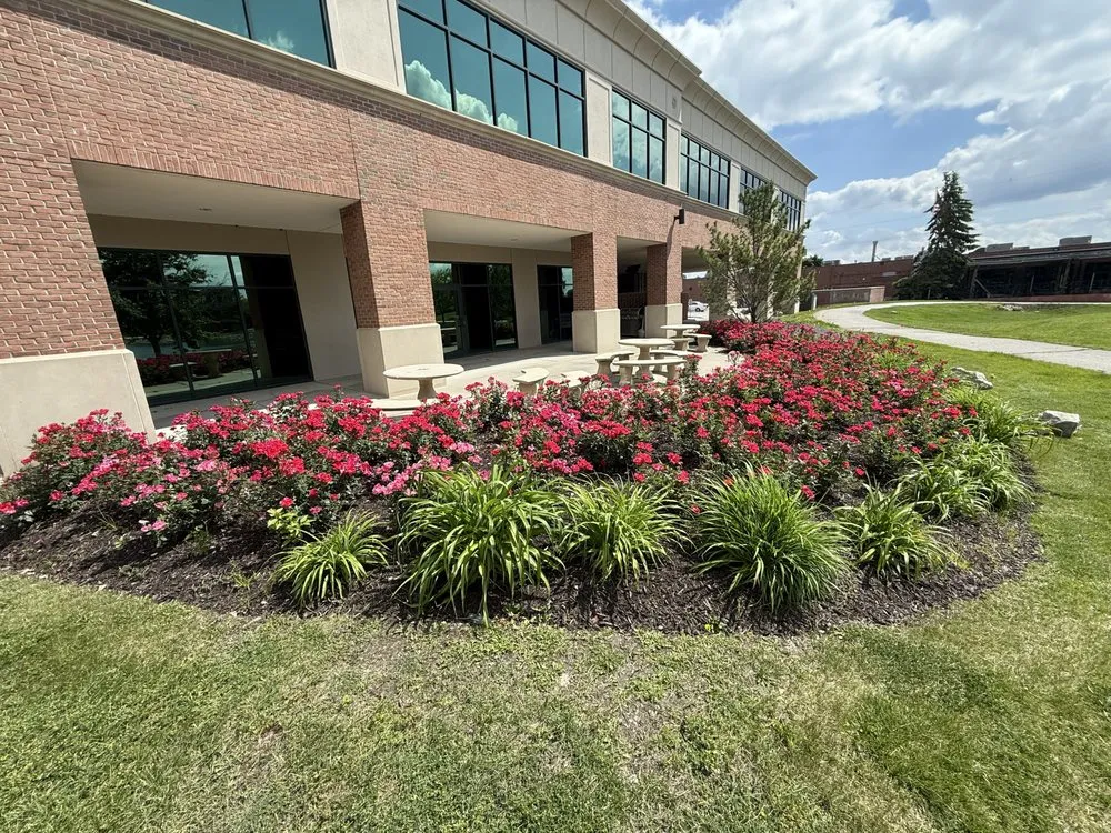 Professional yard maintenance for residential properties in Springfield, NE by ScharpScapes