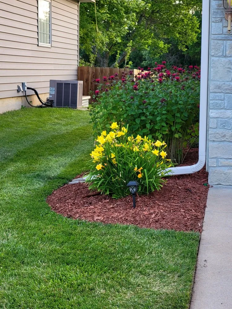 Professional lawn mowing service with custom design across Topeka, KS - Schendel Lawn & Landscape