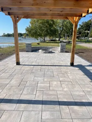 Custom landscape design for residential properties in Knox, IN by Scherf's Lawn Service