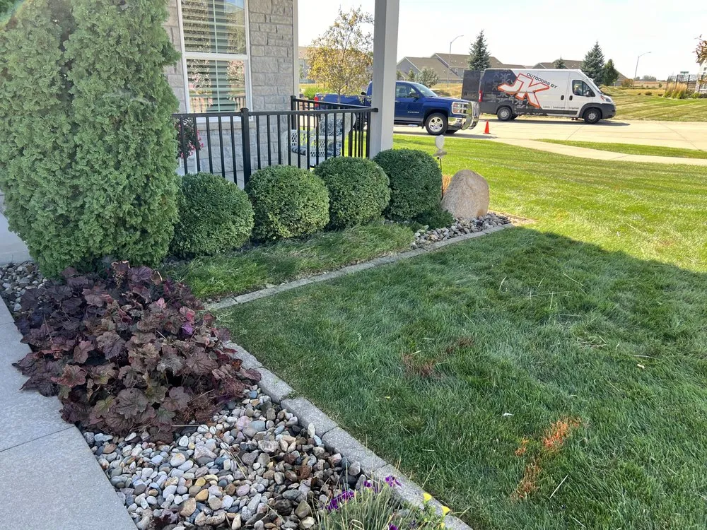 Custom landscape installation in Des Moines, IA - SchladerScapes