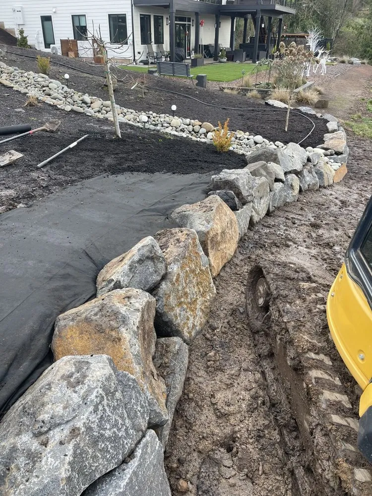 Expert landscape installation in Woodland, WA by Schlappi Construction