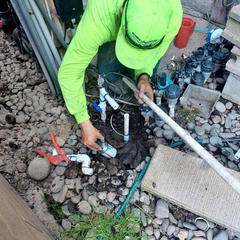 Local landscape installation in Modesto, CA by Schmid Landscaping