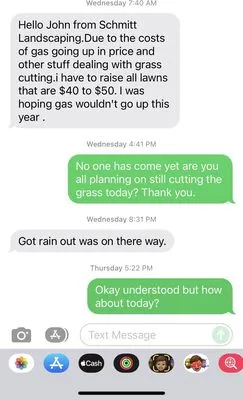 Schmitt Landscaping & Lawn Care Services Logo