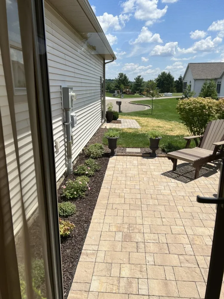 Professional yard cleanup service with custom design across Dover, OH - Schoenbrunn Landscaping