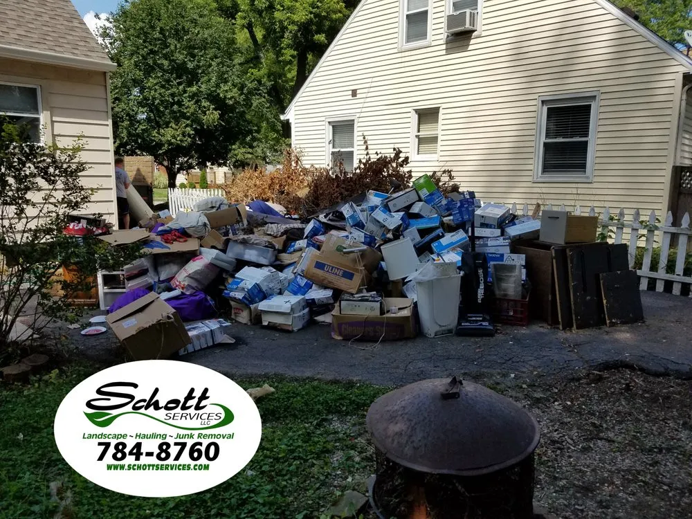 Expert yard cleanup service for beautiful yards in Indianapolis, IN by Schott Services