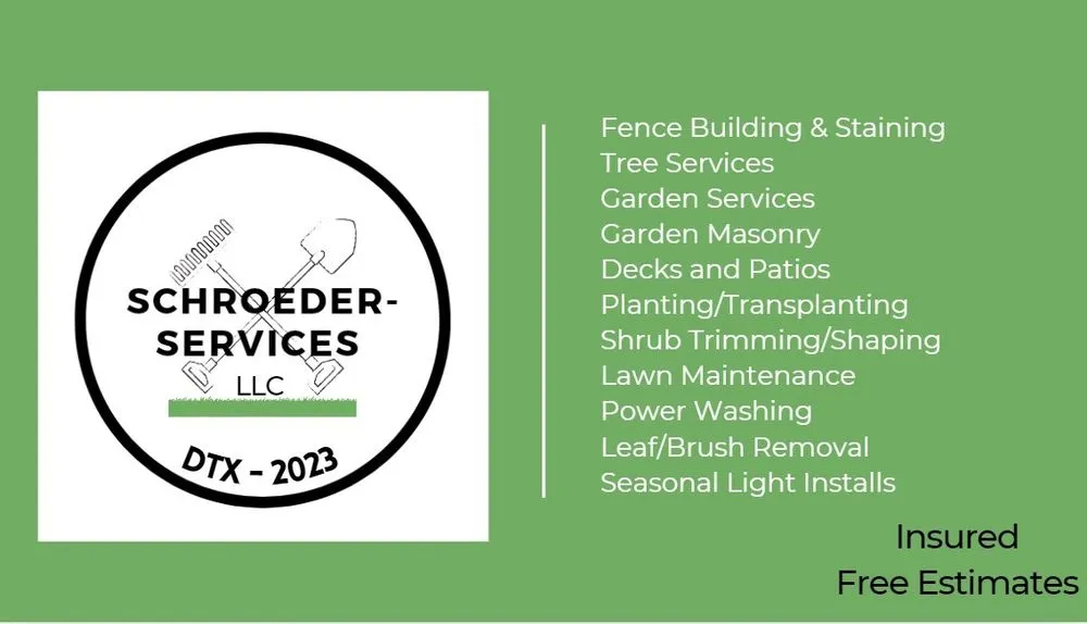 Trusted landscape design in Corinth, TX - Schroeder Services