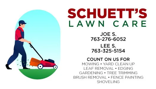 Local yard maintenance in Saint Paul, MN by Schuett’s Lawn Care