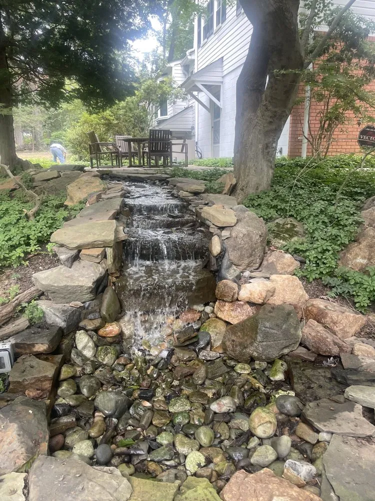 Custom landscape installation for residential properties in Westminster, MD by Schussler's Brooke Valley Farm Nursery & Landscapers
