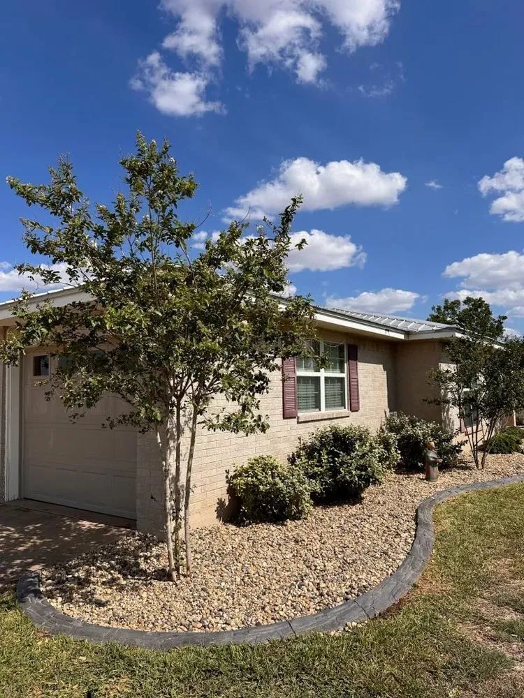 Affordable outdoor landscaping in San Angelo, TX by Schwartz Clips Landscaping