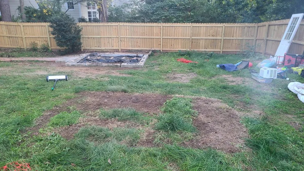 Affordable yard cleanup service for homes in Smithfield, NC by Schwartz Land Improvement