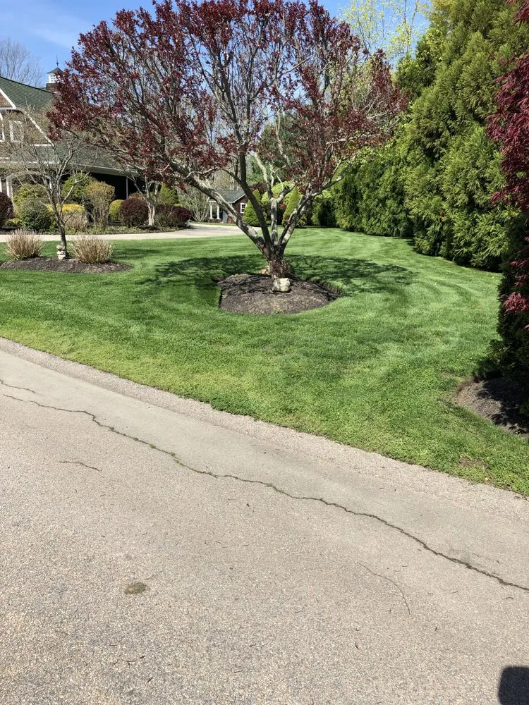 Professional landscape installation in South Kingstown, RI by Schwegman's Lawn Care
