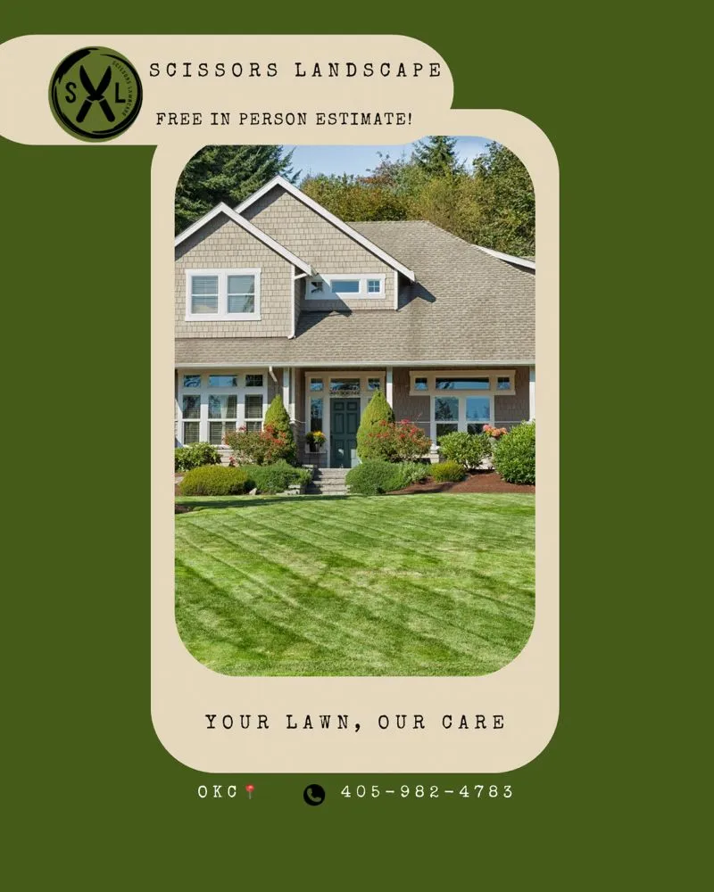 Local lawn care service experts serving Oklahoma city, OK - Scissors Landscape