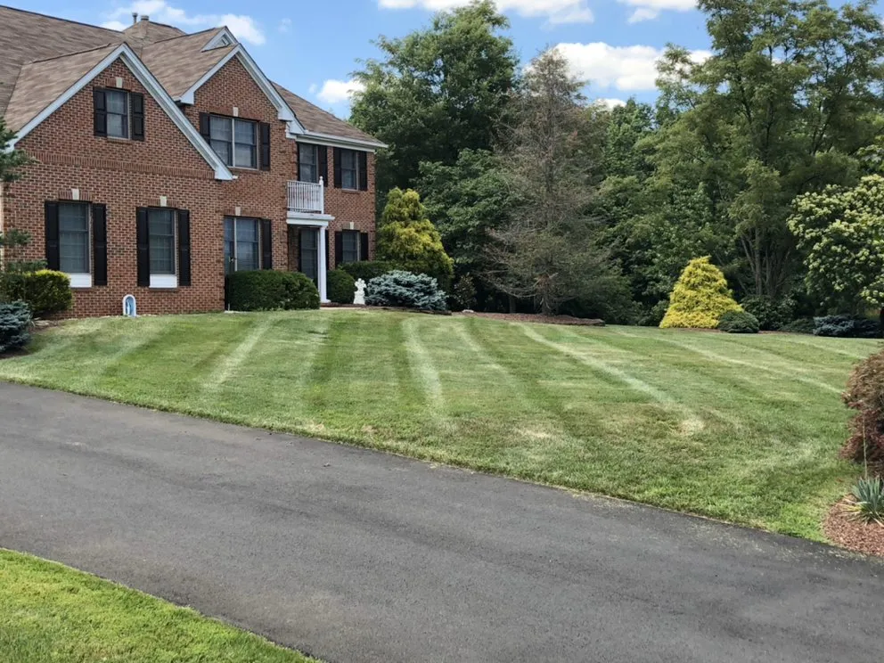 Custom lawn mowing service in South Brunswick Township, NJ by Scola’s Landscaping & Hardscapes
