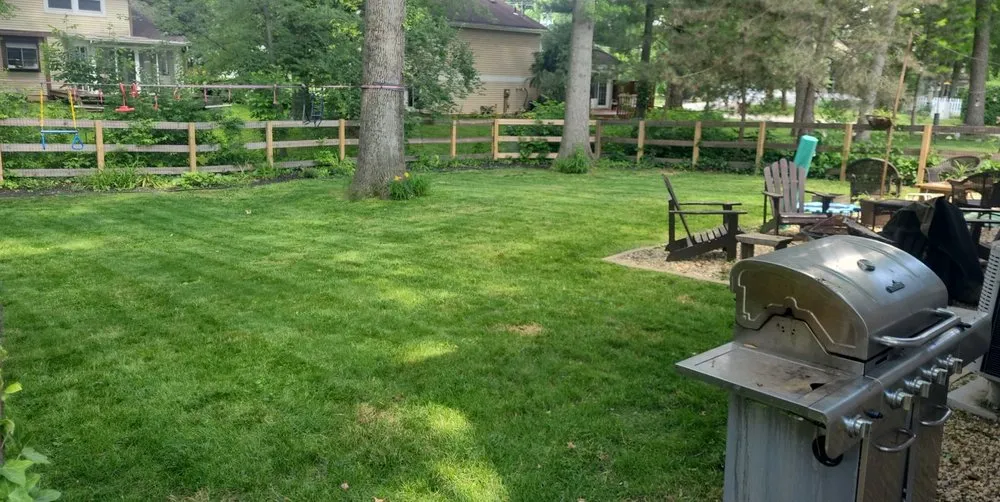 Local landscape installation with custom design in Lockbourne, OH by Scooters Landscapes
