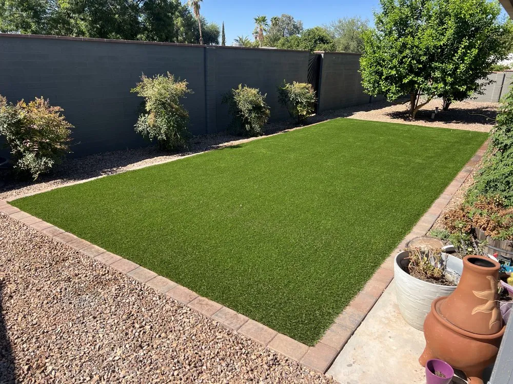 Professional lawn care service for beautiful yards in Tucson, AZ by Scorpion Landscapers