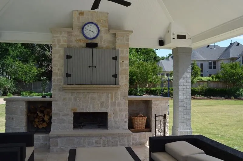 Custom garden landscaping in Melissa, TX - Scott Design & Construction