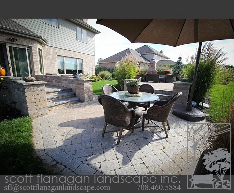 Local garden landscaping with custom design in Mokena, IL by Scott Flanagan Landscape