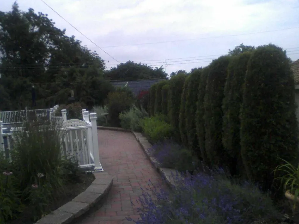 Custom landscape installation in Bensalem, PA by Scott Shablin Landscaping