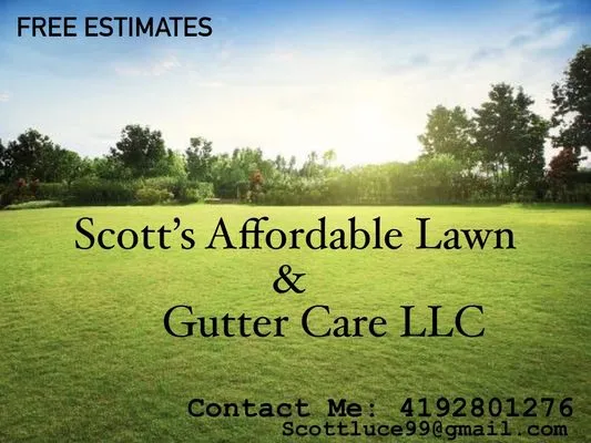 Scott's Affordable Lawn & Gutter Care Logo