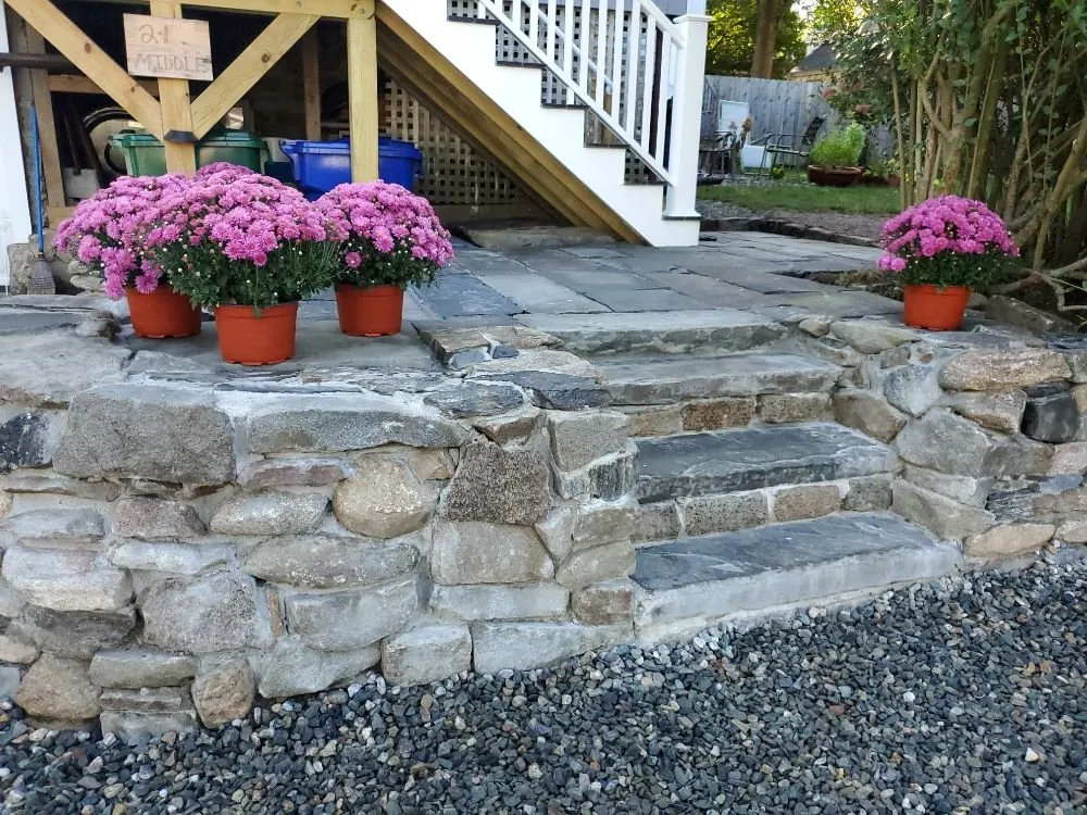 Expert outdoor landscaping in New London, CT by Scott's Family Landscaping