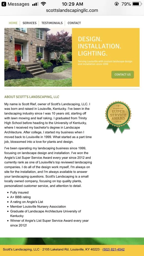 Professional landscaping services in Louisville, KY - Scott's Landscaping