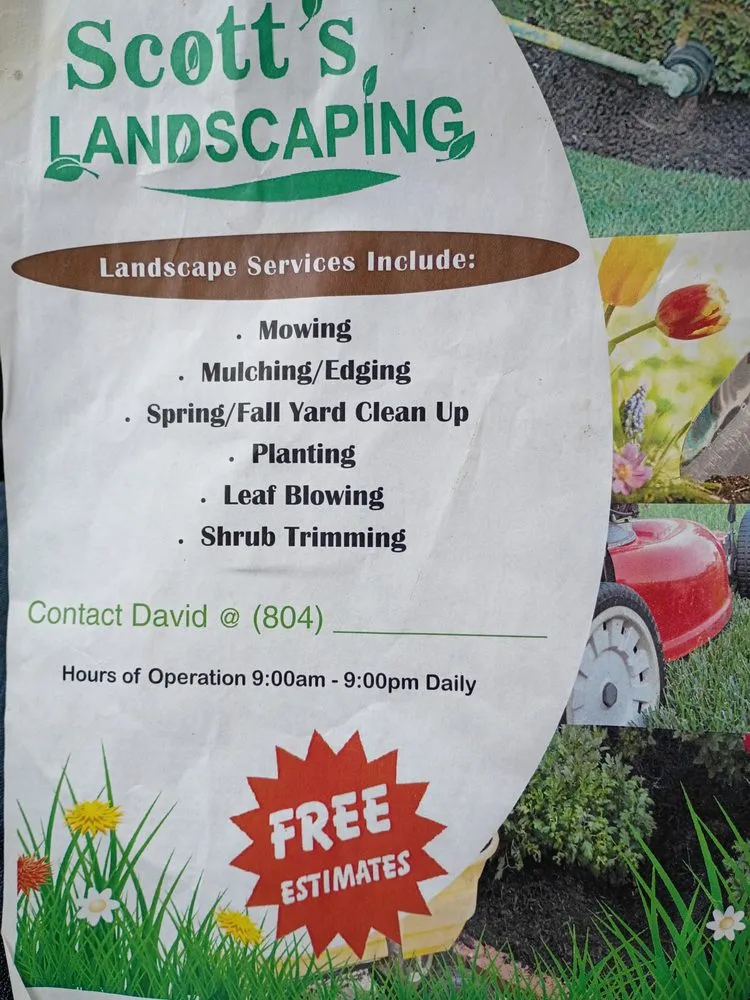 Affordable lawn mowing service in Petersburg, VA - Scotts Landscaping