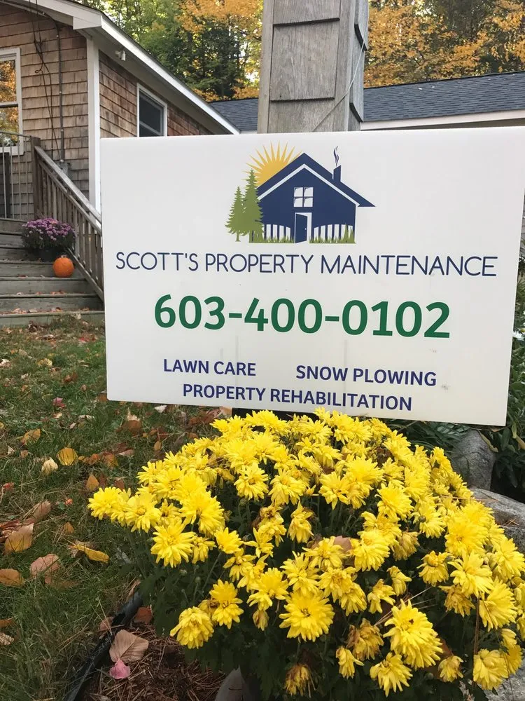 Top-rated lawn mowing service for residential properties in Merrimack, NH by Scott's Property Maintenance