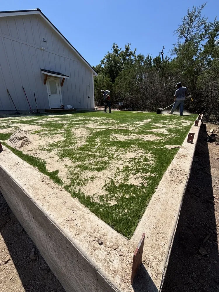 Local landscape installation in Maxwell, TX by Scott’s Scapes