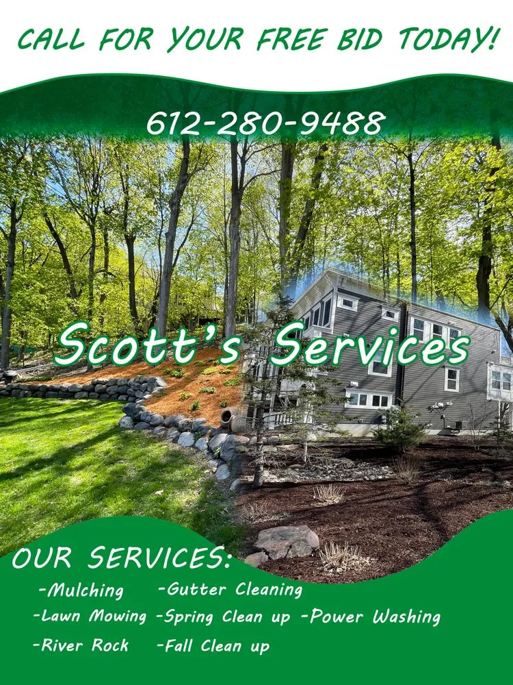 Professional lawn mowing service in Delano, MN by Scott's Services