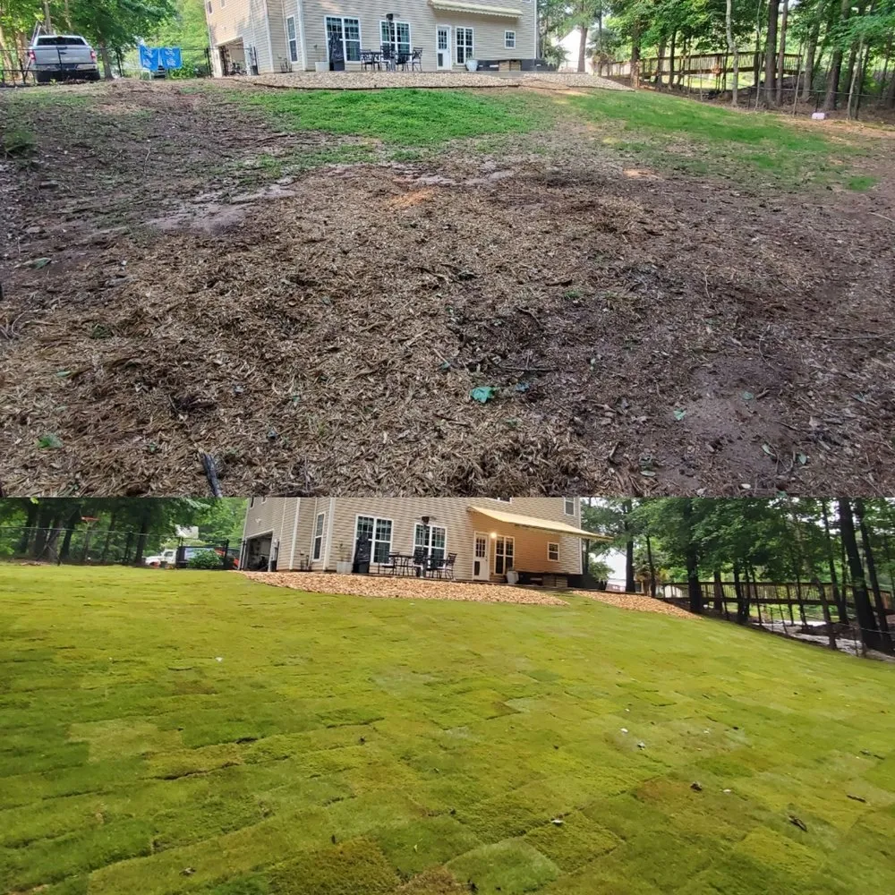 Custom landscaping services in Hampton, GA by Scotts Stump & Lawn Service