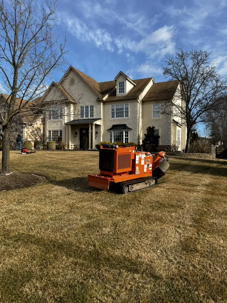 Local lawn mowing service for beautiful yards in Skippack, PA by Scott's Stump Grinding