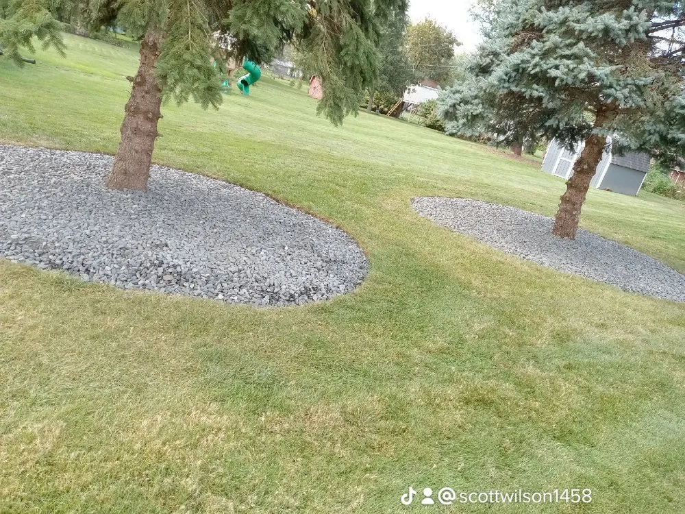 Custom garden landscaping in Kenton, OH by Scotts Turf Pro Property Management